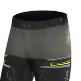 BELA WATSON PANTALON DE MOTO VERDE NEGRO