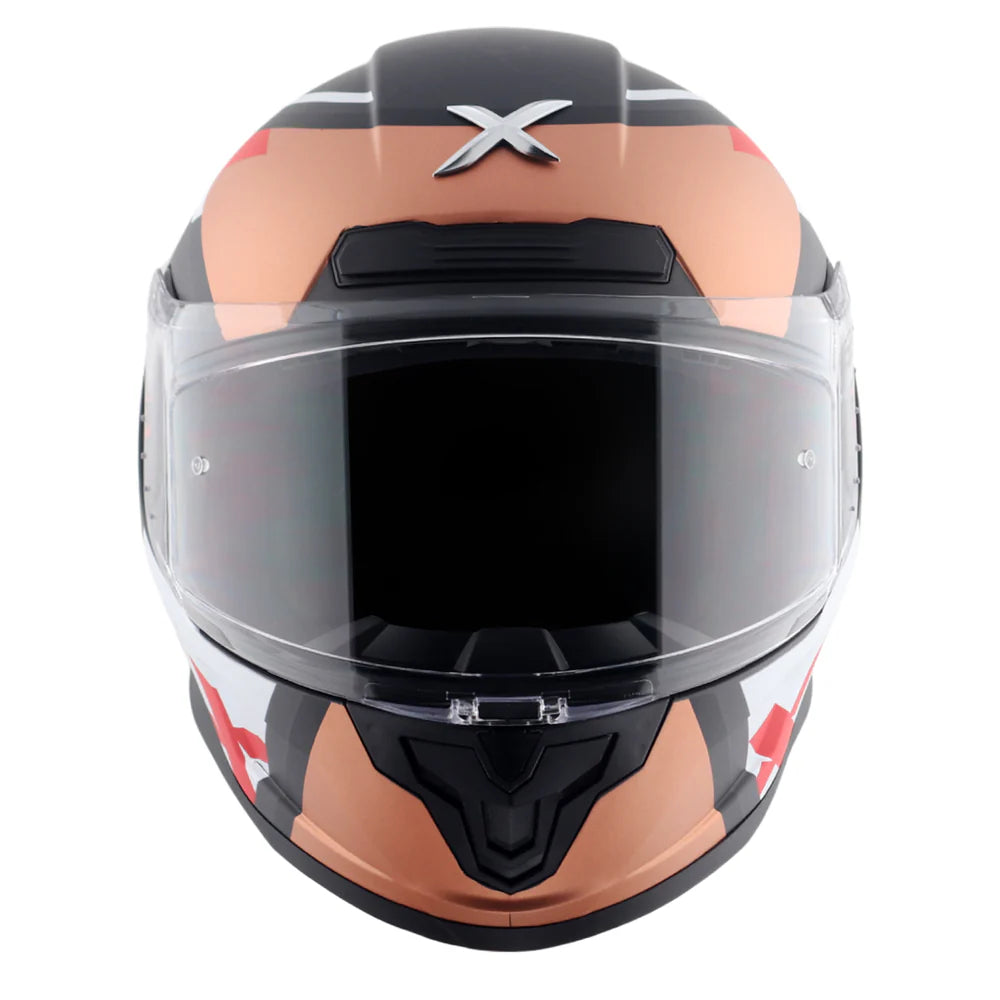AXOR SABER X SPORTS CASCO NEGRO MATTE NARANJA