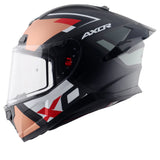 AXOR SABER X SPORTS CASCO NEGRO MATTE NARANJA