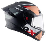 AXOR SABER X SPORTS CASCO NEGRO MATTE NARANJA