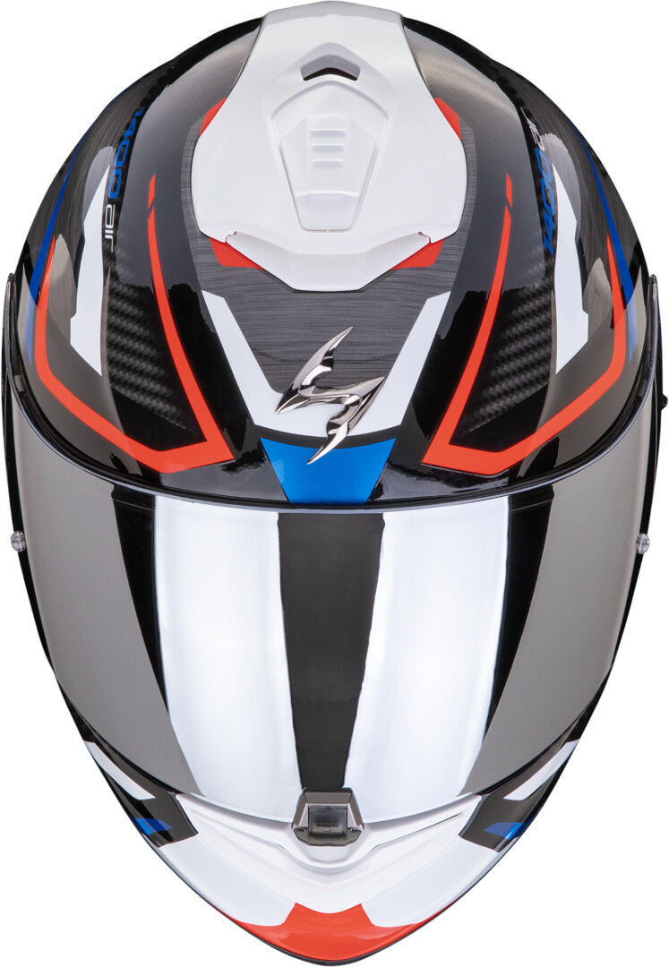 SCORPION EXO-1400 EVO II AIR ACCORD INTEGRAL CASCO Negro-Azul-Blanco