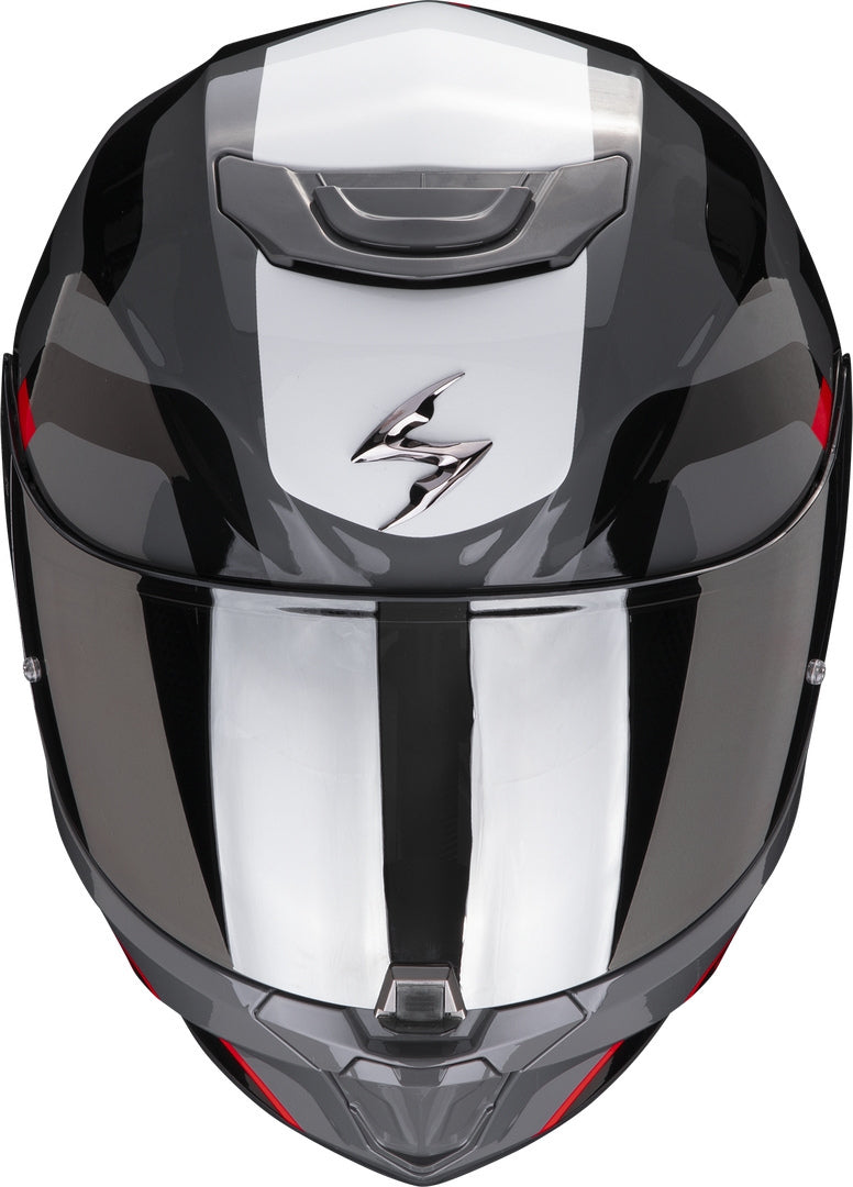 SCORPION CASCOS INTEGRALES EXO-391 AROK GRIS ROJO NEGRO