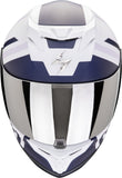 SCORPION CASCOS INTEGRALES EXO-520 EVO AIR BANSHEE BLANCO MATE AZUL MORADO