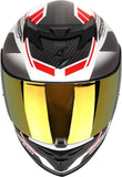 SCORPION EXO-520 EVO AIR LENA Integral Helmet Matte White-Silver-Red