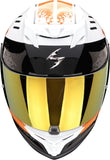 SCORPION EXO 520 EVO AIR TITAN INTEGRAL CASCO  Blanco-Naranja