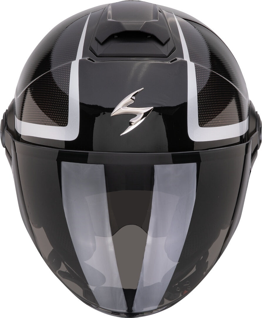 SCORPION EXO-CITY II INTERCITY Cara Abierta Casco Jet Negro Camaleon - CASCO