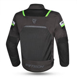 R-TECH SPIRAL MESH CHAQUETA DE MOTO DE HOMBRE TEXTIL  MUD NEGRO VERDE