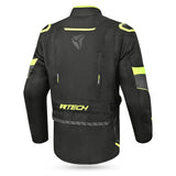 R-TECH Chaqueta Textil Knight Rider (Long) Negro/Antracita/Amarillo