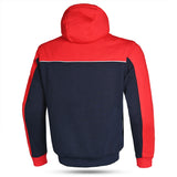 R-TECH - Sudadera Textil Suspention Hoddy Azul Rojo