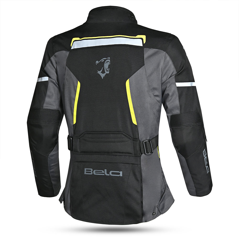BELA - Chaqueta Textil Hurricane Lady  Negro/Amarillo - SECURTEX MOTOR S.L (t/a MaximoMoto)