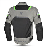 R-TECH SPIRAL MESH CHAQUETA DE MOTO DE HOMBRE TEXTIL  HIELO GRIS AMARILLO FLOUR