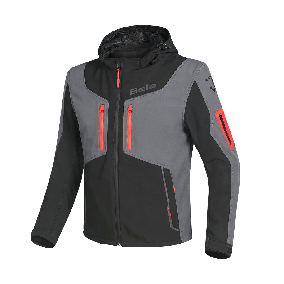 BELA FIRE FLY HOMBRE HOODIES NEGRO ANTHIRA ROJO