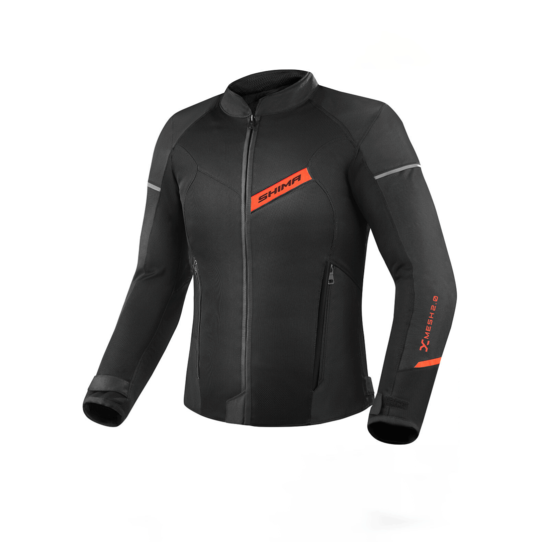 Jaqueta ventilada masculina Shima X-Mesh 2.0 vermelha