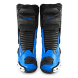 BELA SPEEDO 2.0 BOTAS DE MOTO PIEL NEGRO AZUL