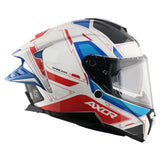 AXOR BRUTALE RYDEN CASCO INTEGRL DE MOTO BLANCO ROJO