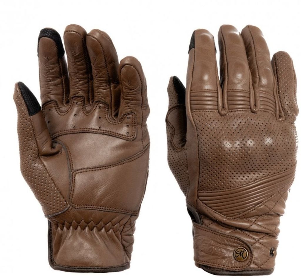 Gants de moto marron MOTONE MC-07