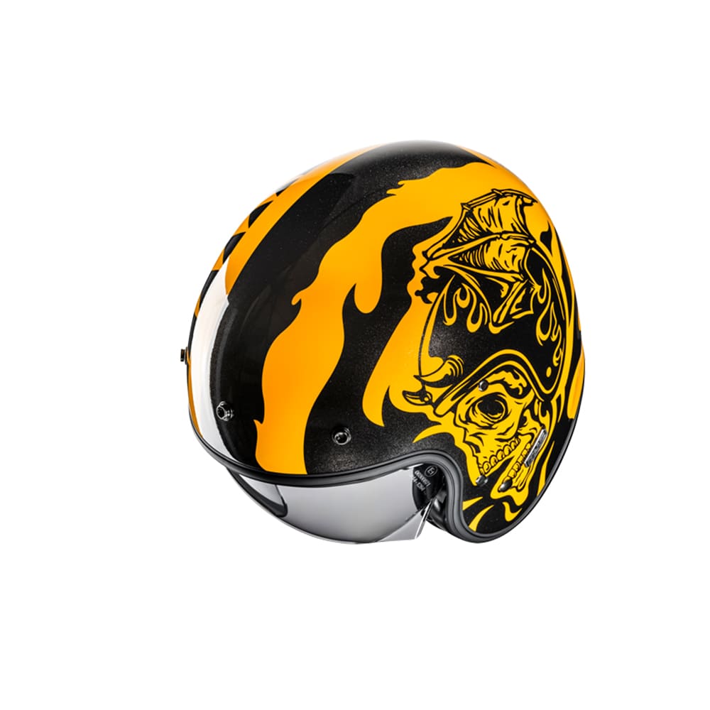 hjc flame helmet V31 OPEN-FACE MOTORCYCLE HELMETS EUROPE Full Face Helmet V60 (ECE Standard 22.06) The HJC V60 is a retro helmet with a modern touch Motorcycle Helmet L - HJC
