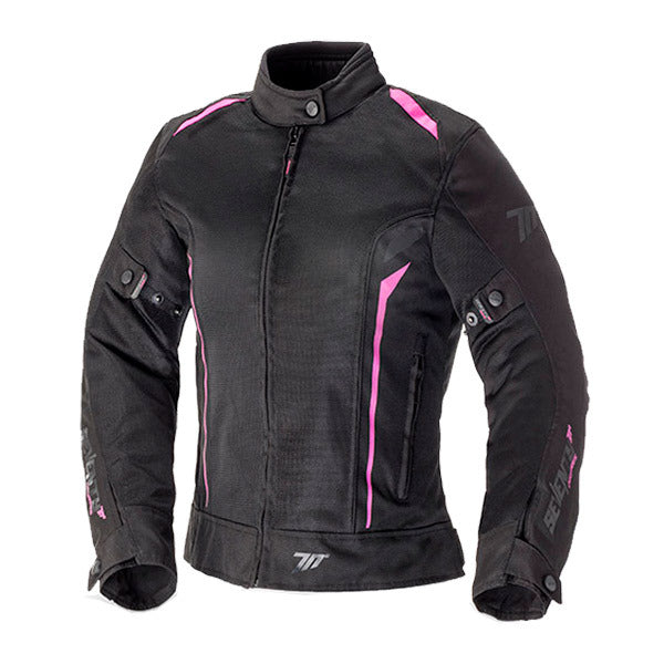 SEVENTY DEGREES SD-JT36 WOMEN'S SUMMER TOURING MOTORCYCLE JACKET BLACK PINK