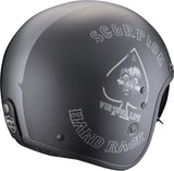 SCORPION - BELFAST EVO SPADE CASCO ABIERTO Negro mate-Plata - CASCO