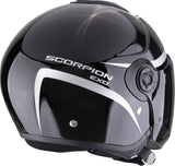 SCORPION EXO-CITY II INTERCITY Cara Abierta Casco Jet Negro Camaleon - CASCO