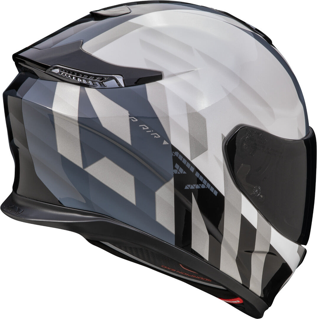 SCORPION CASCOS INTEGRALES EXO-GT SP AIR TOURADVEN BLANCO PERLA PLATA