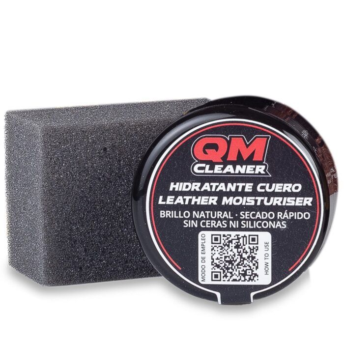 QM Creme de Limpeza Hidratante | Creme Hidratante para o Couro e Pele + Esponja