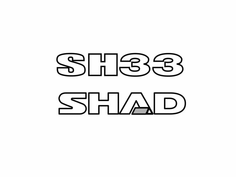 SHAD SET SIDE STICKERS GRAY/SILVER