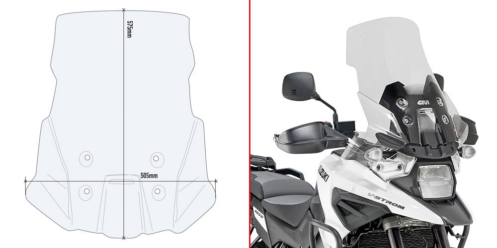 GIVI CUPULA KITAO SUZUKI V-STROM XT/DE 1050 - Accesorios