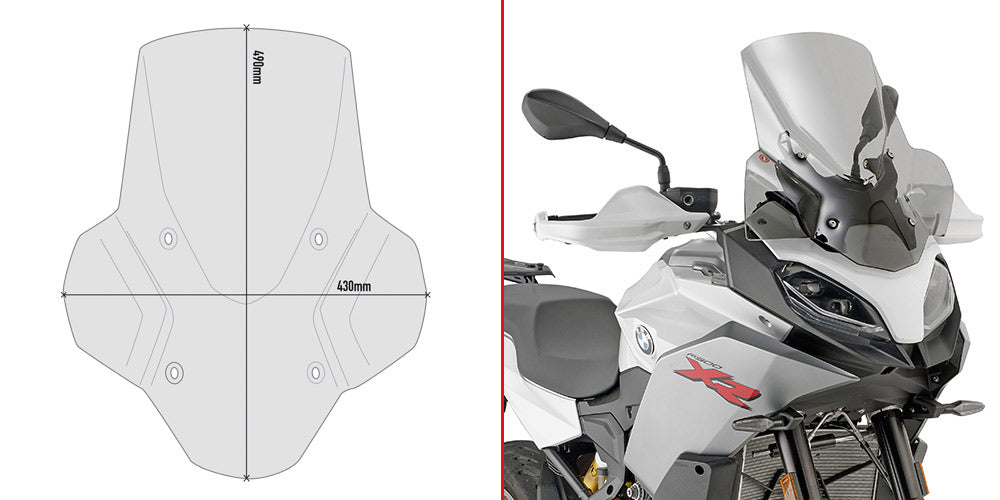 GIVI CUPULA KITAO BMW FXR 900 - Accesorios