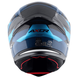 AXOR HUNTER CORNET CASCO INTEGRAL DE MOTOCICLETA NEGRO_AZUL