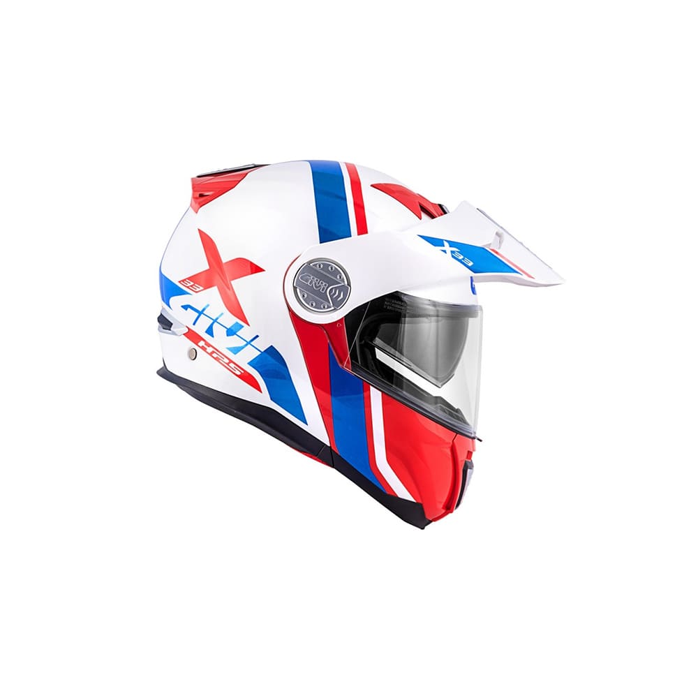 CASCO GIVI MOD X.33 Cañón C PL.D DIVISIÓN BLANCO ROJO