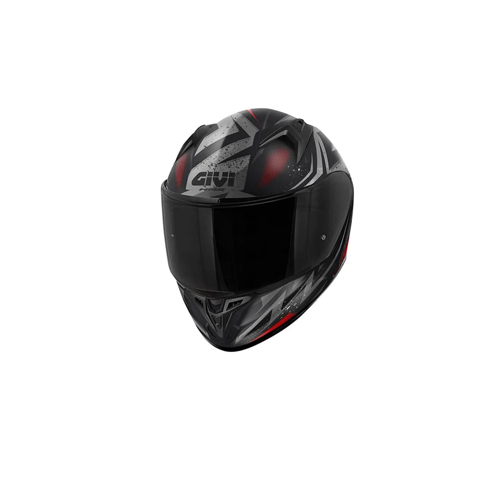 50.7 REBEL CASCO FULL NEGRO MATE ROJO