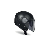 GIVI 12.4 RAYAS FUTURA CASCO JET TITANIO-MT NEGRO