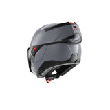 SHARK OXO DARK SHADOW FLIP DELANTERO CASCO PISTOLA PLATA