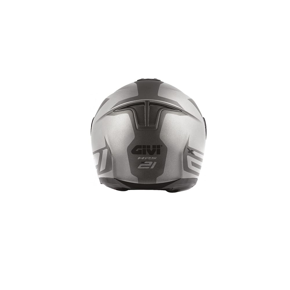 CASCO GIVI MOD X.21 PLACA ESPÍRITU DESAFIANTE C PLD-MT TITANIO NEGRO