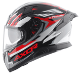 AXOR APEX STREAK CASCO INTEGRAL DE MOTOCICLETA NEGRO_ROJO