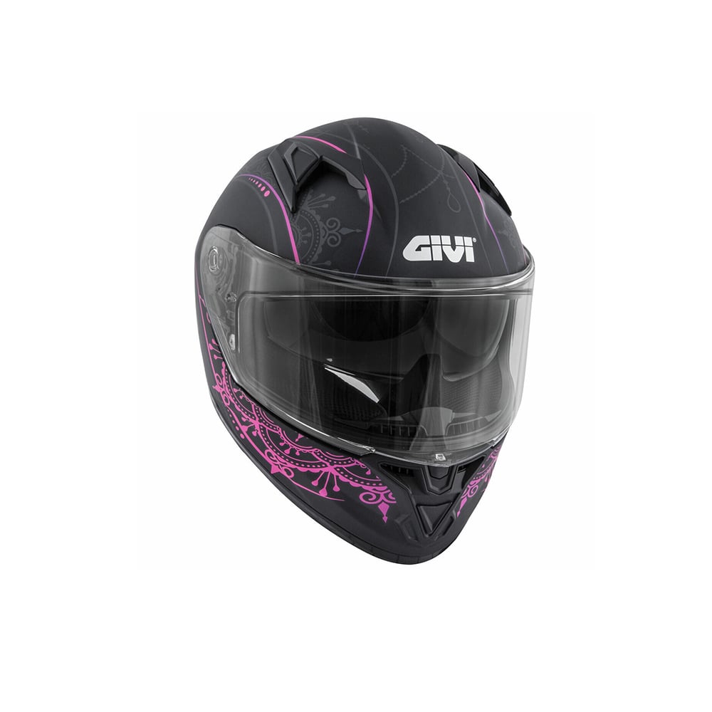CASCO INTEGRAL GIVI 506/STUTTGART.D/MENDI-DAMA NEGRO/ROSA