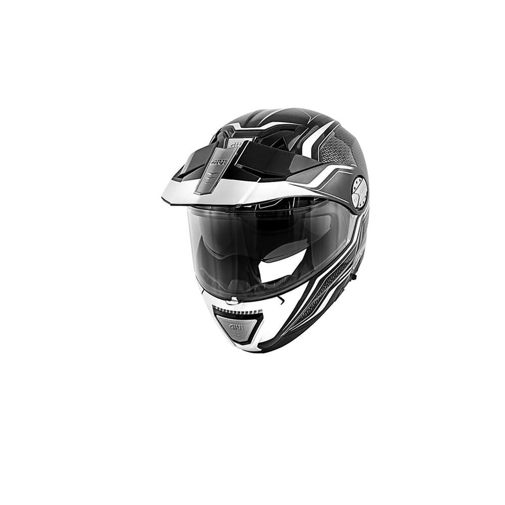 GIVI MOD X.33 CAÑÓN C PL.D CAPAS CASCO NEGRO BLANCO