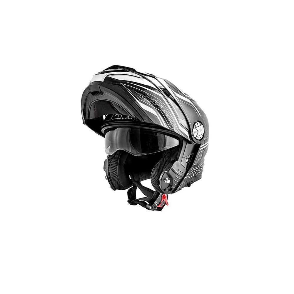 GIVI MOD X.33 CAÑÓN C PL.D CAPAS CASCO NEGRO BLANCO