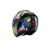 SHARK RS JET CARBON SHAYTAN Negro Verde Violeta Casco