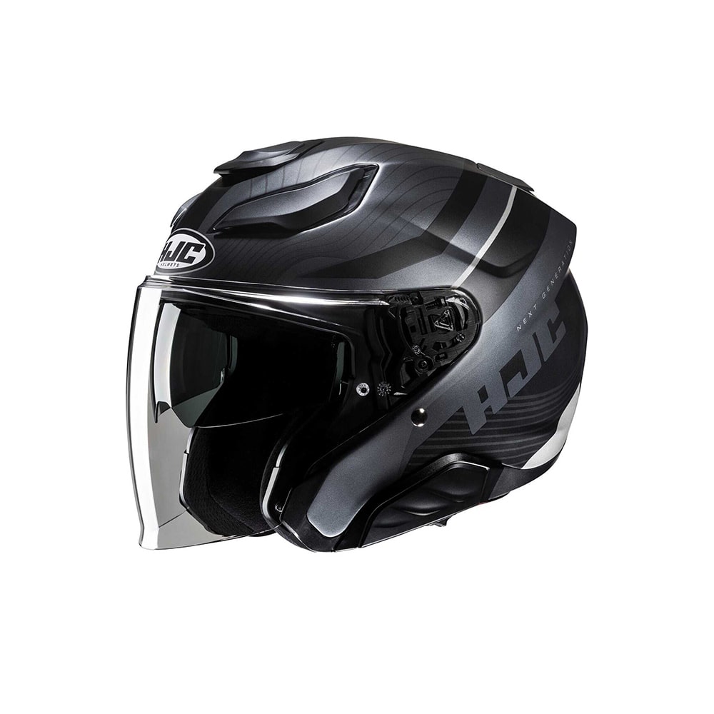 HJC F31 NABY MC5SF Moto Casco Jet gris negro