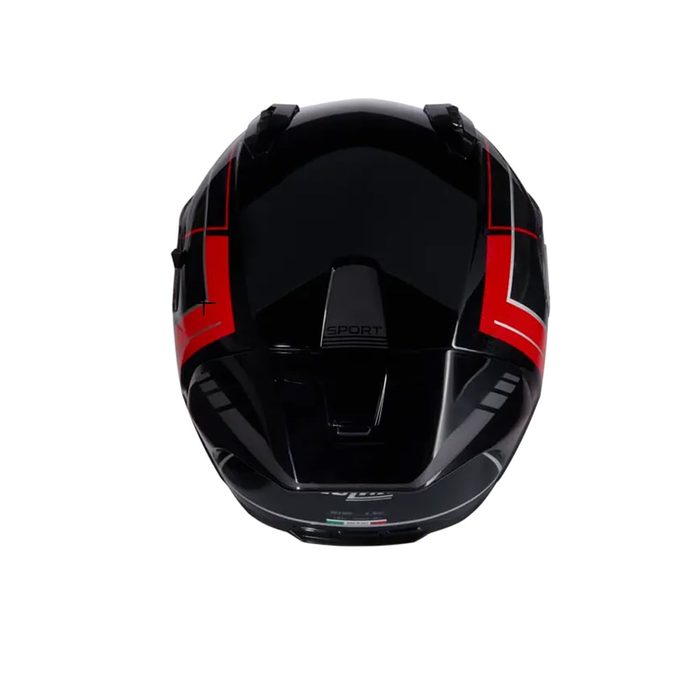 NOLAN N60-6 SPORT MESMERICO 342 INTEGRAL CASCO NERO ROSSO