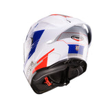 CABERG ROXTER COLT CASCO INTEGRAL BLANCO ROJO BLUE GREY