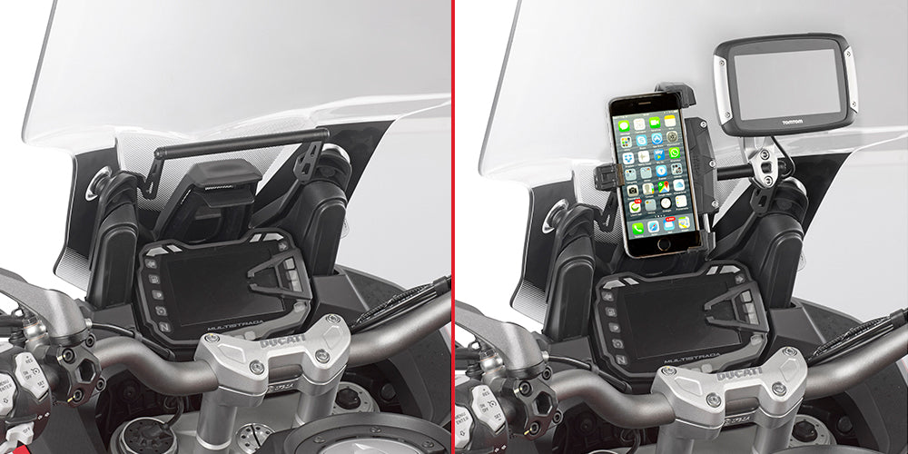 GIVI FB7408 SOPORTE BARRA DUCATI MULTISTRADA 950 1260 1260 1200 - Accesorios