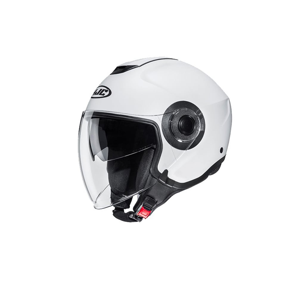 HJC i40N UNI Casco De Moto Jet En Blanco Perla