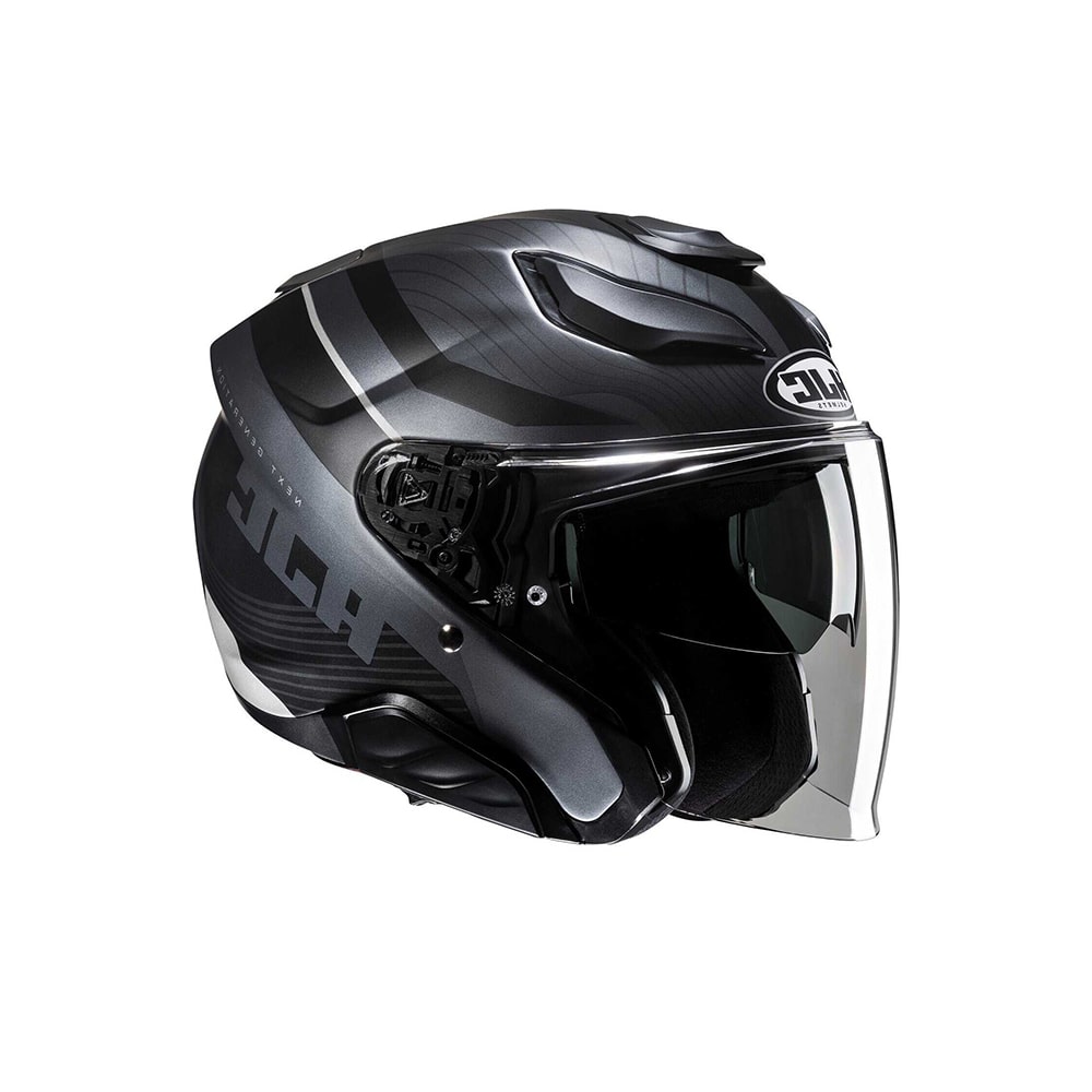 HJC F31 NABY MC5SF Moto Casco Jet gris negro