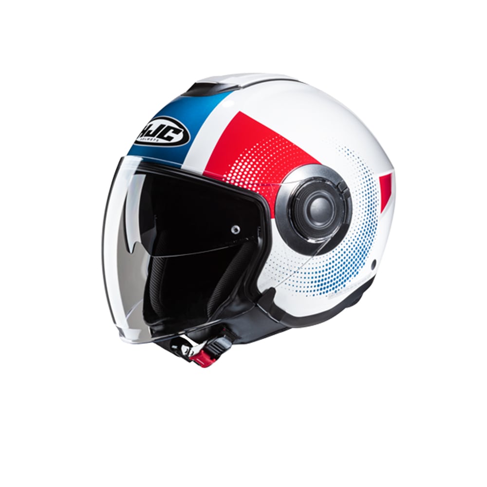 HJC i40N PYLE MC21 Casco Jet Para Moto De Turismo Urbano