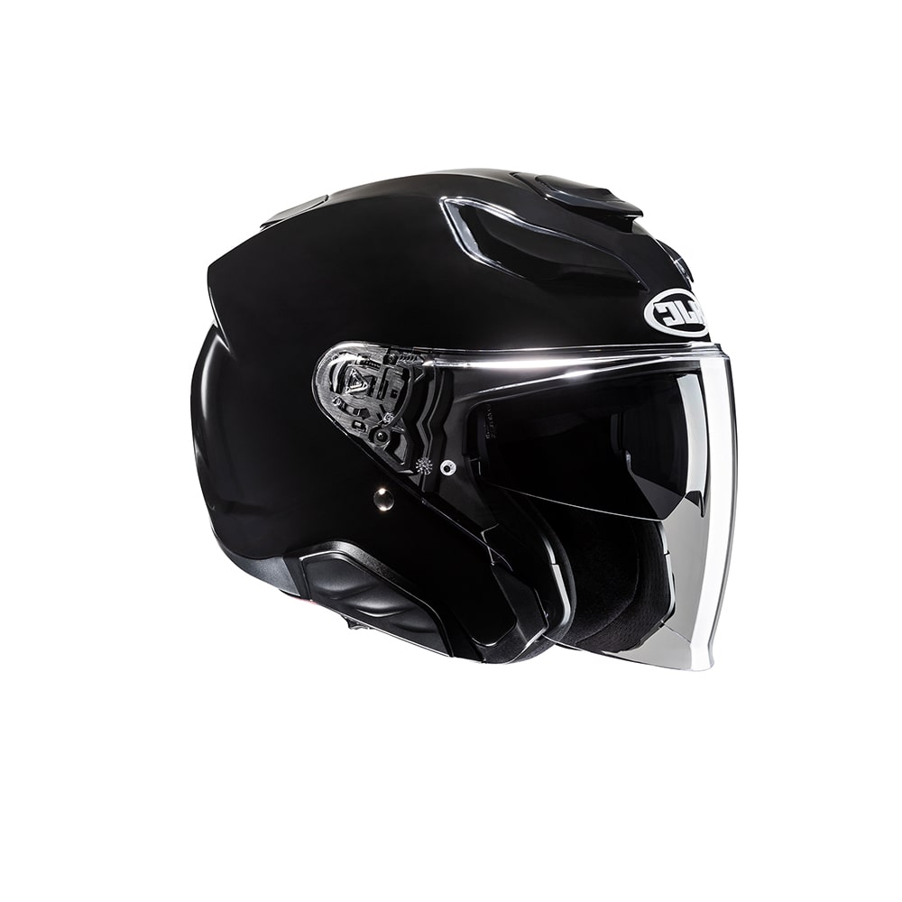 HJC F31 Moto deportiva Casco abierto metal negro