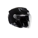 HJC F31 Moto deportiva Casco abierto metal negro