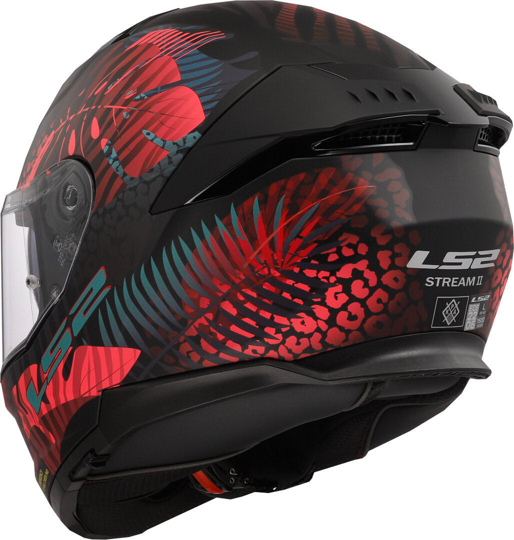 LS2 FF808 STREAM II JUNGLE M.BLACK PINK BLUE-06 - SECURTEX MOTOR S.L (t/a MaximoMoto)